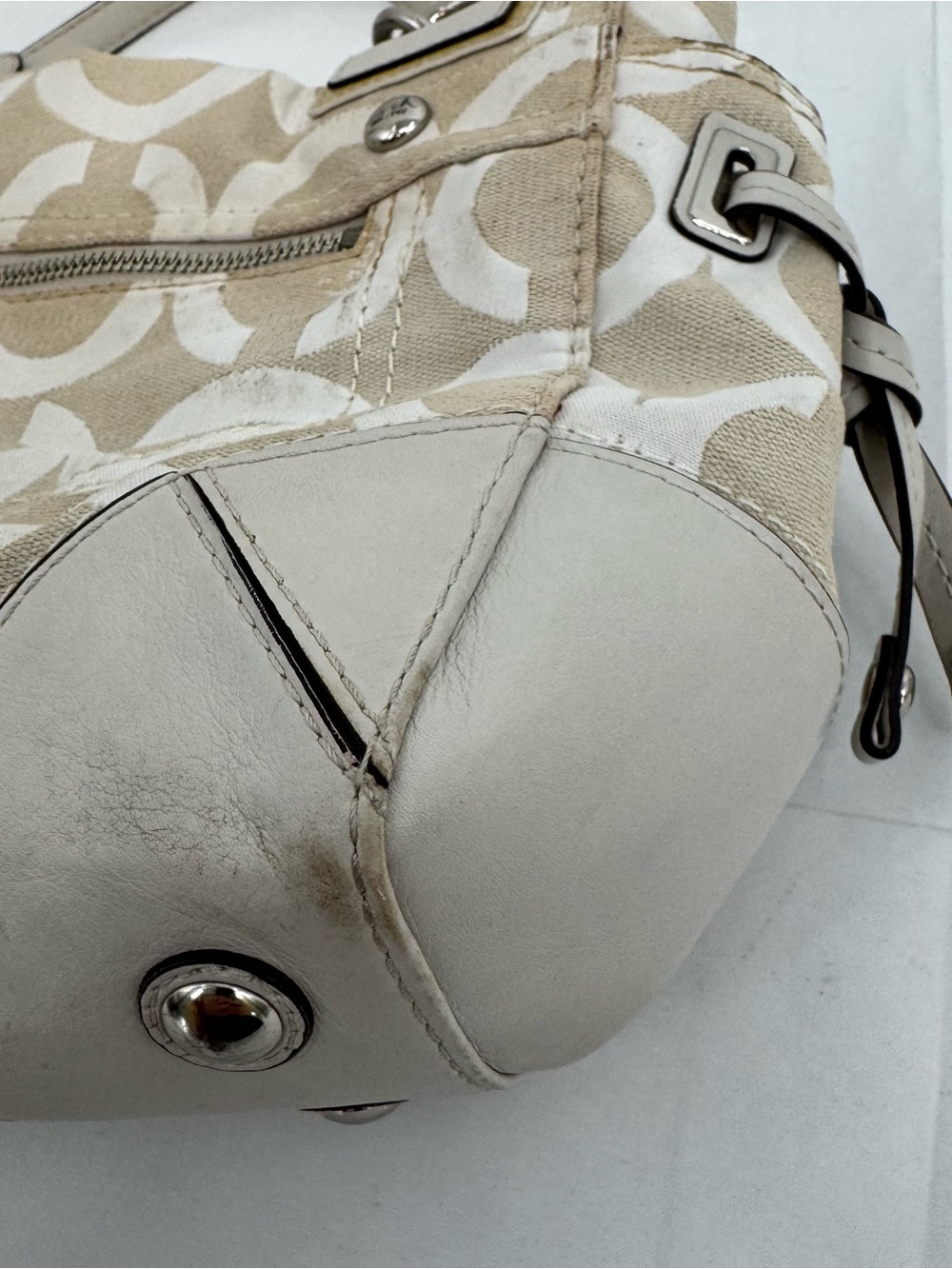COACH 14515 Peyton Op Art Carryall Satchel Bag - Picture 8 of 16